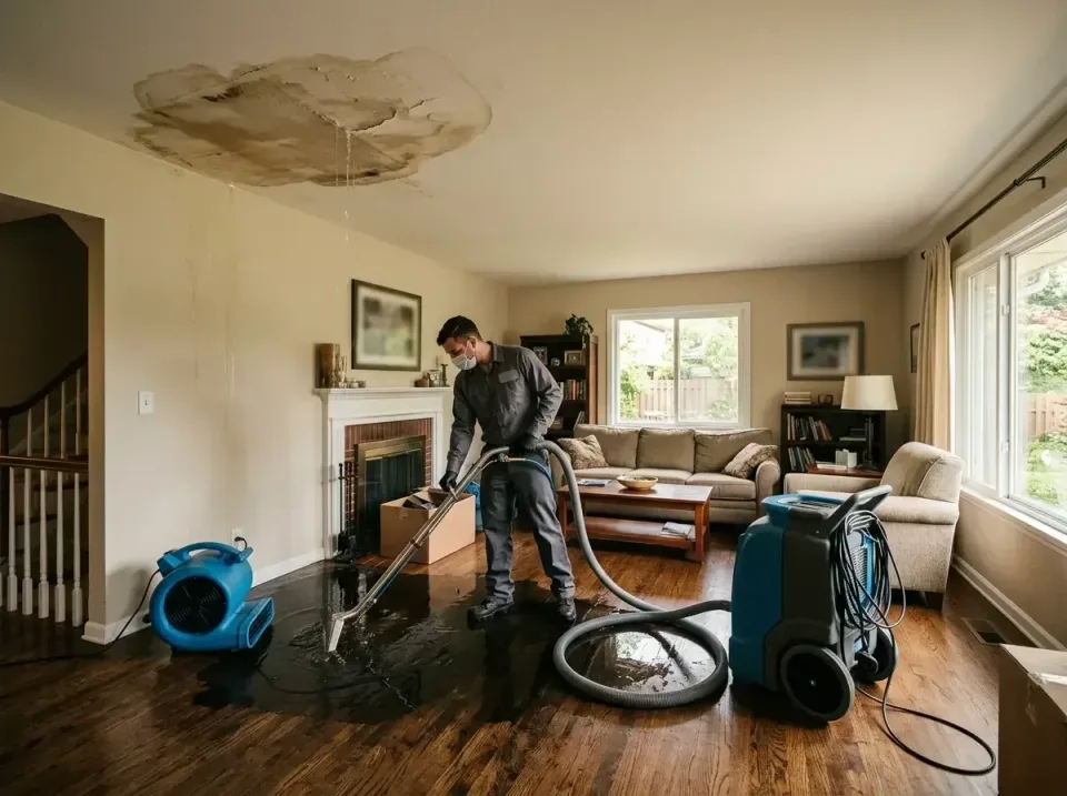 attic-pipe-burst-ceiling-drip-008 — frequently asked questions, Water Damage Restoration & Carpet Care in Carrollton, OH